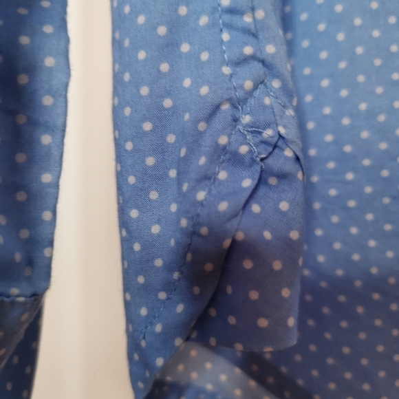 GAP blue dotted summer shirt - Picture 4 of 9